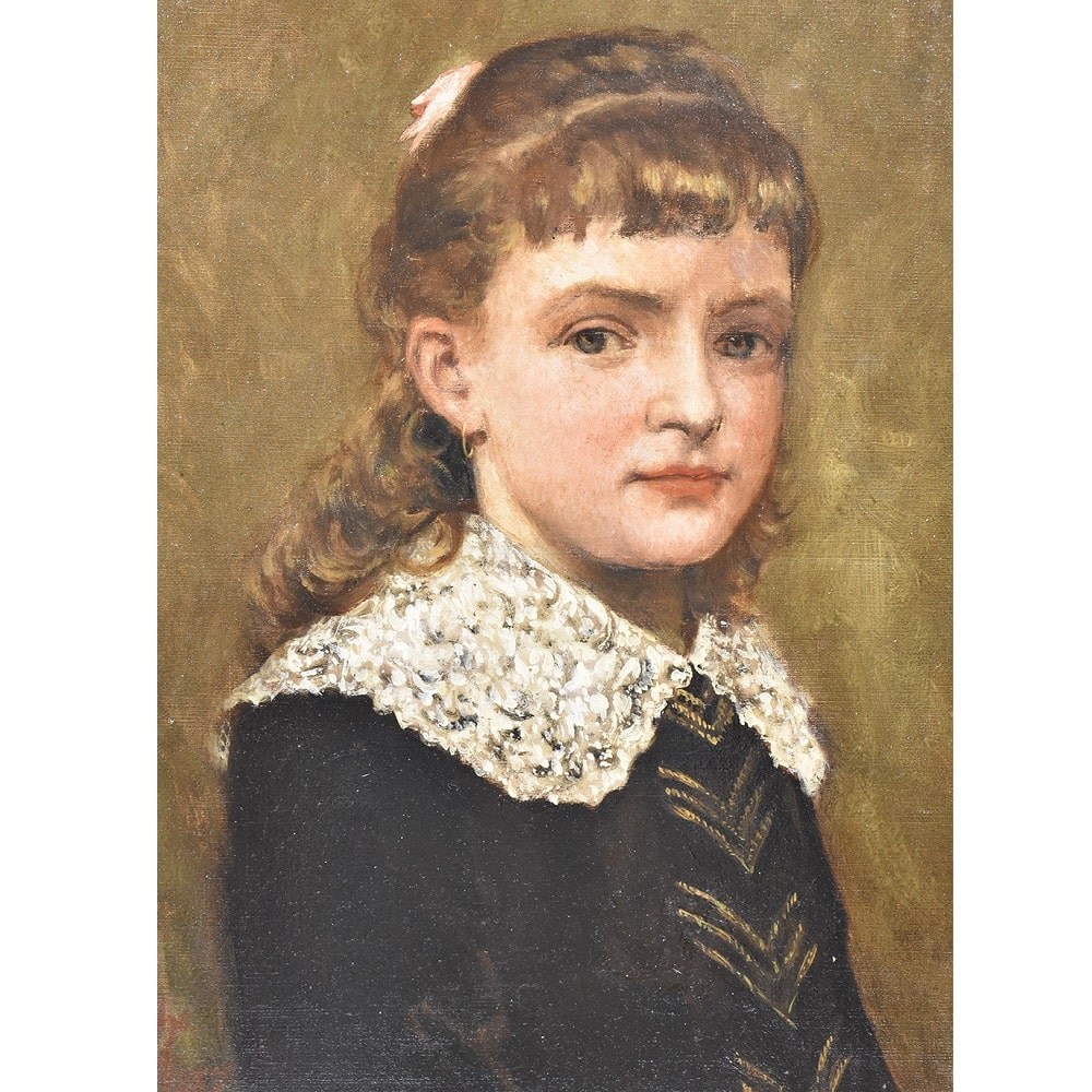 a1QR407 antique oil painting woman portrait painting 19th century.jpg